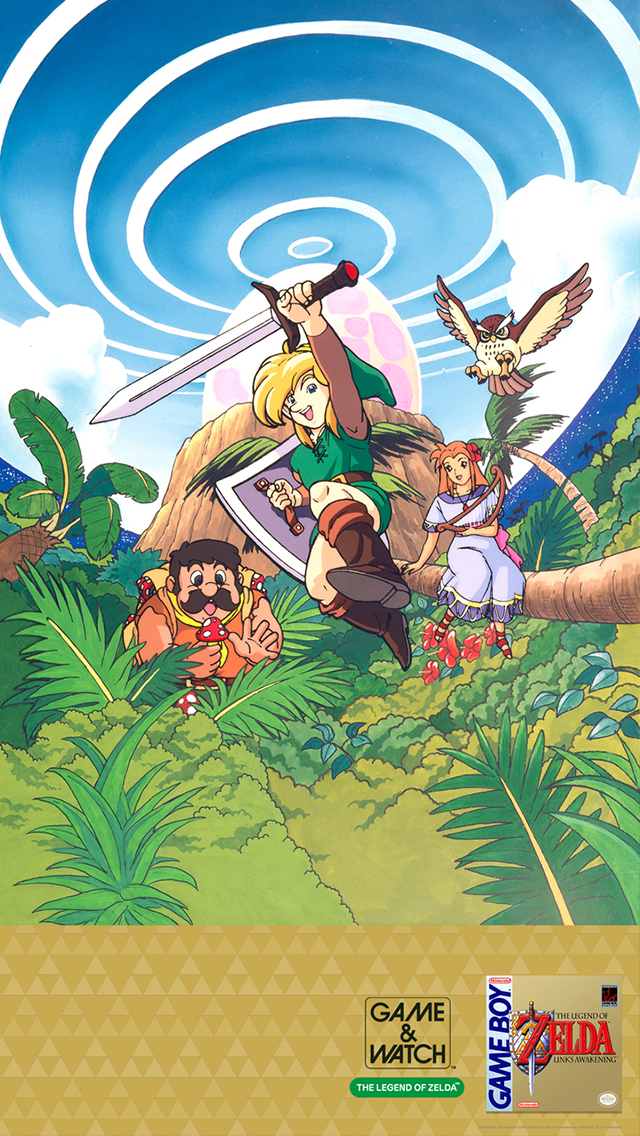 my.nintendo.com/Wallpaper - Game & Watch - The Legend of Zelda - Link’s Awakening/The_Legend_of_Zelda_Links_Awakening_(640x1136).png